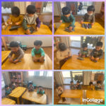２歳児…恵方巻きの練習