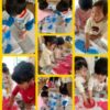 2歳児…染め紙