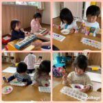 2歳児…ピアニカ、箸遊び
