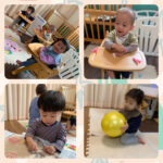 0、1歳児…お絵描き、洗濯バサミ