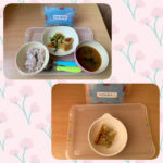 今日の給食とおやつ