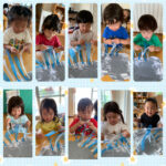 2歳児…リズム体操、制作