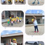 2歳児…戸外活動、ハサミ