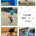 1歳児…ボール、ハサミ