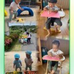 1歳児…戸外遊び、粘土