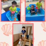 1歳児…プール、ジャングルジム、新聞紙