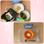 今日の給食とおやつ