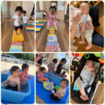 0歳児…室内運動、プール