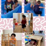 1歳児…プール、室内運動、粘土