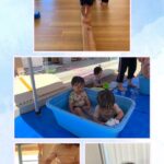 1歳児…平均台、プール、粘土