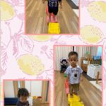 1歳児…かけっこ、室内運動、スプーン遊び
