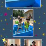 1歳児…プール、お昼寝、新聞紙