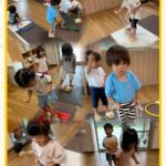 2歳児…パカポコ、大根抜き、スイカ割りの練習、ハンカチ落とし