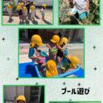 2歳児…プール、粘土遊び