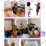 2歳児…誕生日会、給食、午後活動