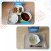 今日の給食とおやつ