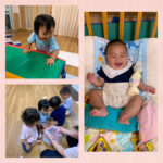 0歳児…ハイハイ競争、山登り、お片付け
