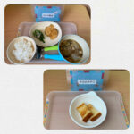 今日の給食とおやつ