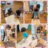 2歳児…リズム活動、パカポコ、だるまさんがころんだ、コロコロドッヂ