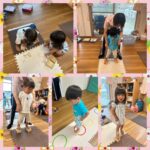 2歳児…リズム活動、パカポコ、だるまさんがころんだ、コロコロドッヂ