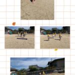 2歳児　外活動　足でロープーウェイ