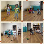 1、2歳児  運動遊び 英語活動  スーパーマン   ボール遊び