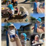 0、1歳児  戸外遊び  室内アスレチック