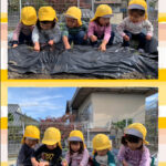 2歳児 玉ねぎの苗植え 数字探しかけっこ  はさみ 迷路 名前の練習
