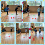 2歳児  フラフープ遊び  制作活動
