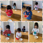 2歳児 箸の練習 製作