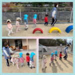 0.1歳児 電車ごっこ アスレチック 午睡前 スプーン