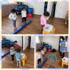 2歳児 音色チャレンジ 箸運び 米袋ジャンプ 製作 ボール運び
