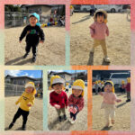 初雪に大興奮の子どもたち❄️