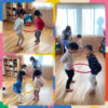 2歳児　フラフープ　リズム遊び　園庭遊び　　名前の練習
