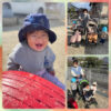 0.1歳児  園庭活動 室内遊び ジャングルジム 午後活動
