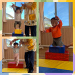 0.1歳児 両足ジャンプ ハイハイ 給食 製作