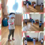 2歳児　洗濯バサミ　ボール　新聞紙リレー　折り紙　フラフープ