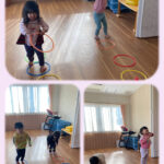 2歳児 フラフープ かけっこ