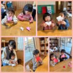 2歳児 ボール遊び フラフープ遊び 製作 コマ回し