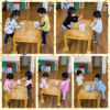 2歳児  数合わせゲーム サーキット  給食  制作