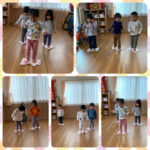 2歳児 タオル遊び 凧作り 福笑い