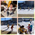 0.1歳児 雪遊び  午睡前