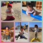 0.1歳児 かけっこ 縄渡り トンネル パカポコ 粘土 知育遊び