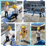 2歳児　英語　雪　ボールよけ遊び　スゴロク