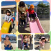 0、1歳児  戸外遊び  お絵描き