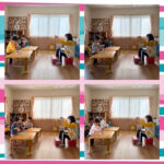 2歳児　色タッチ　英語カルタ　製作　おままごと