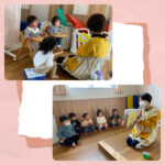 0、1歳児  ボール遊び  平均台  バスにのって  知育活動  山登り