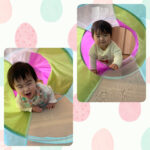 0、1歳児  トンネル  給食  お昼寝  知育活動  ロボット機関車