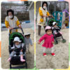 0.1歳児  園庭さんぽ  かけっこ  タイヤジャンプ  ハイハイ競走  箸遊び  トンネル