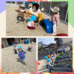 0、1歳児  戸外遊び なりきり遊び  粘土  サーキット